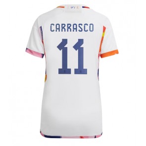 Belgia Yannick Carrasco #11 Bortedrakt Kvinner VM 2022 Kortermet